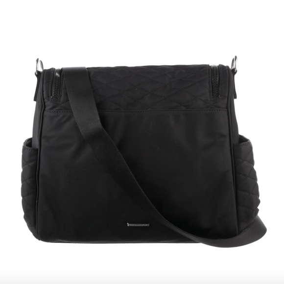 NWOT $295 Rebecca Minkoff 'Jude' Nylon Baby Bag in a Matte Black Finish! - Picture 3 of 7